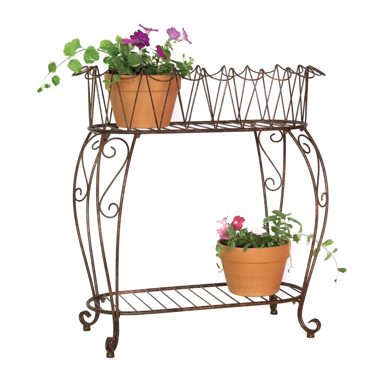 Deer Park Ironworks Oval Wave Planter