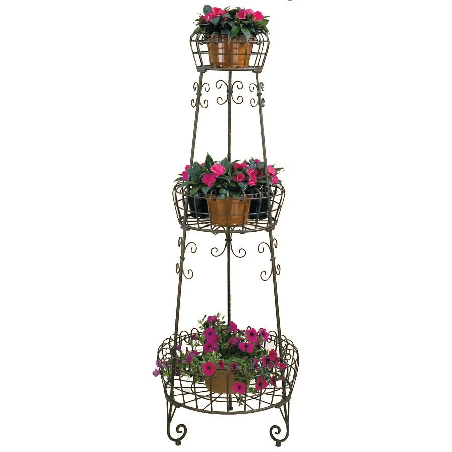 Deer Park Ironworks Three Tier French Planter