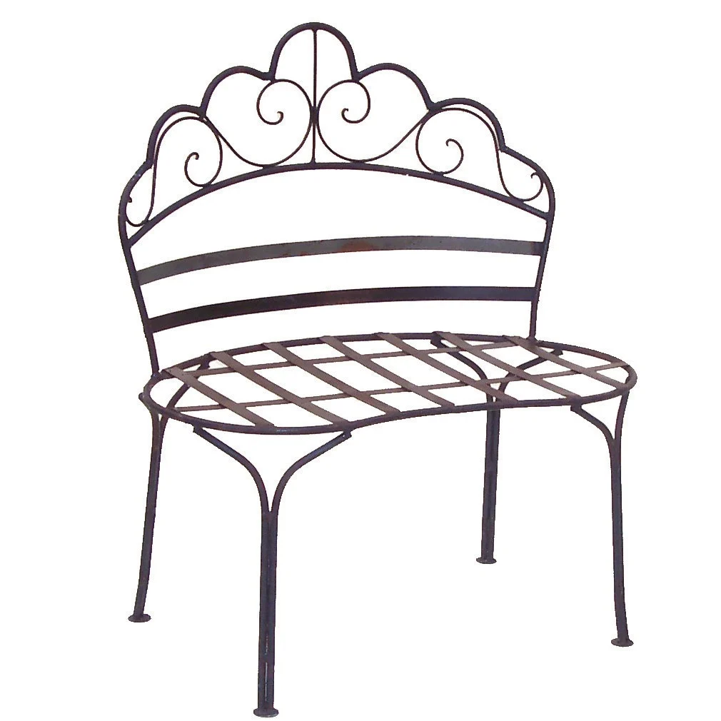 Deer Park Ironworks Wave Bench