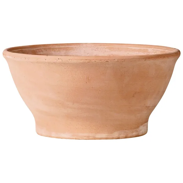 Deroma 10.6" Smooth Blush Clay Bowl