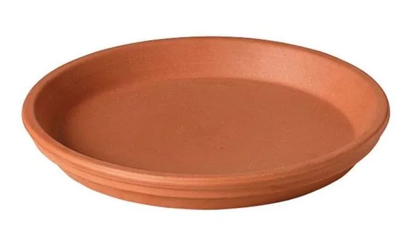Deroma 12.2" Graphite Clay Saucer