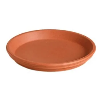 Deroma 14.2" Terra Cotta Clay Saucer