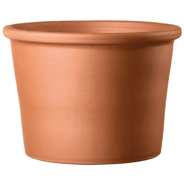 Deroma 3.39" Cylinder Terra Cotta Clay Pot - Image 2