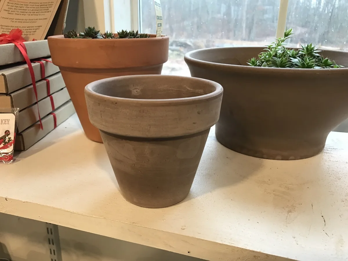 Deroma 4.3" Standard Terra Cotta Clay Pot - Image 2
