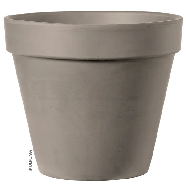Deroma 5.9" Graphite Clay Saucer