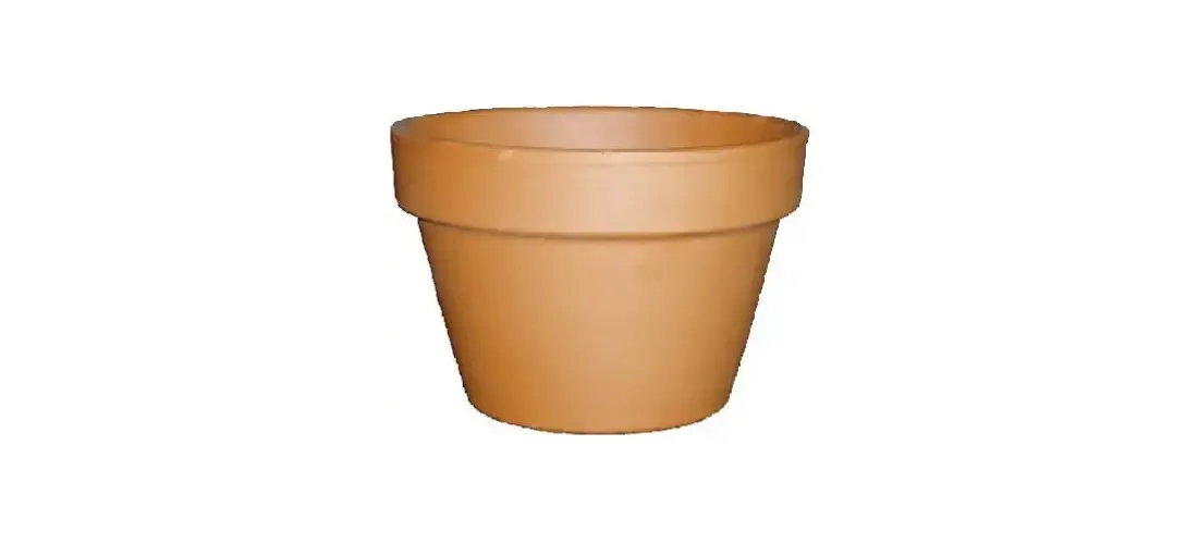 Deroma 6.7" Azalea Terra Cotta Clay Pot - Image 2