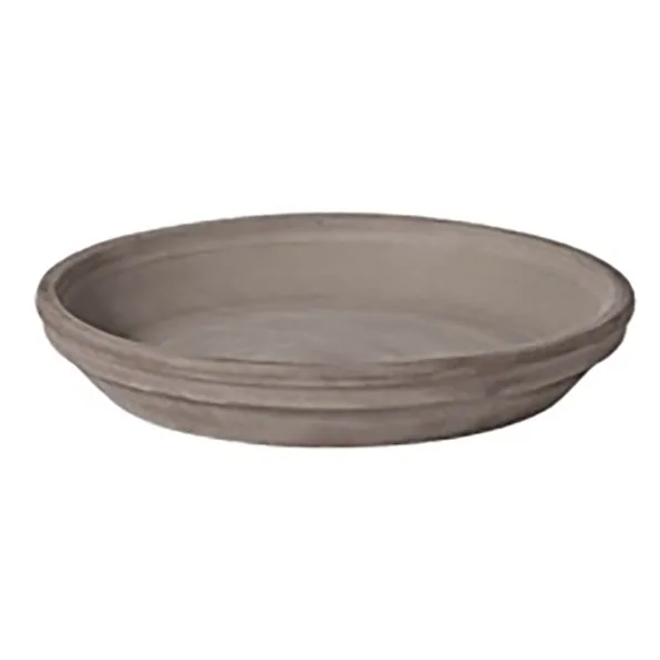 Deroma 6.7" Graphite Clay Saucer