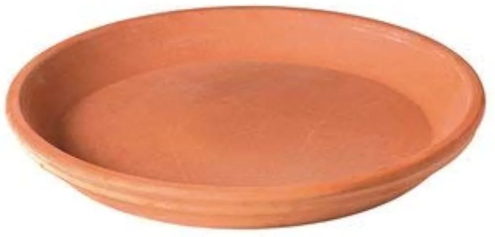 Deroma 6.7" Terra Cotta Clay Saucer - Image 2