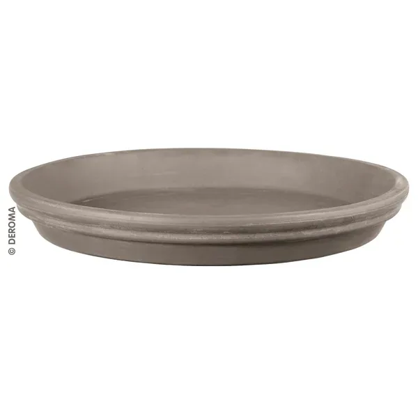 Deroma 7.5" Graphite Clay Saucer - Image 2