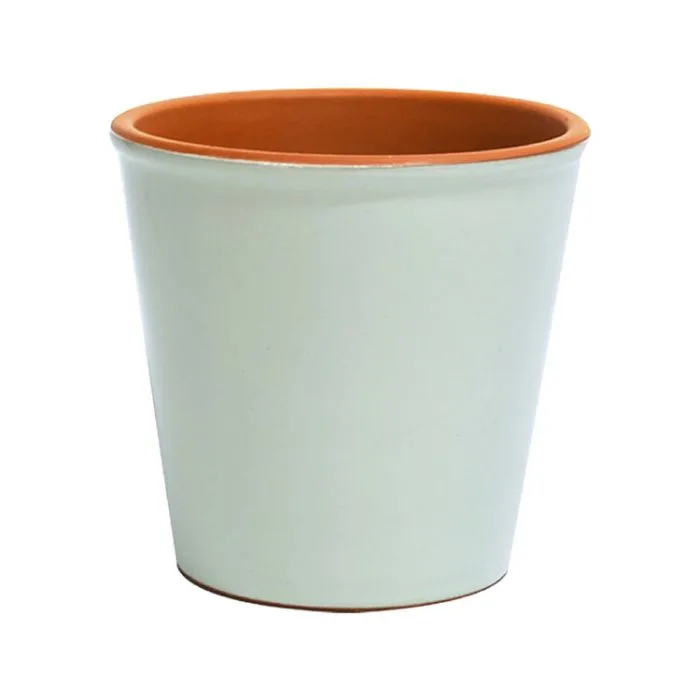 Deroma 7.56" Glazed Cylinder Flower Pot Zephyr - Image 2