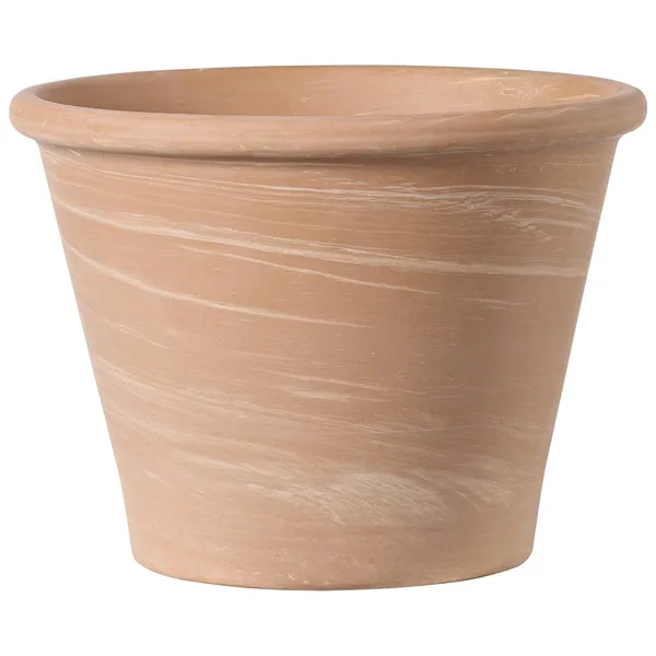 Deroma 8.27" Vasum Duo Blush Clay Pot