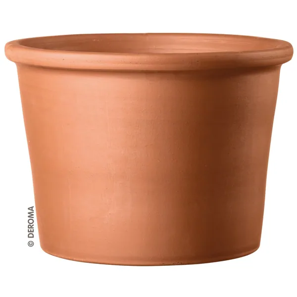 Deroma 8.98" Cylinder Terra Cotta Clay Pot