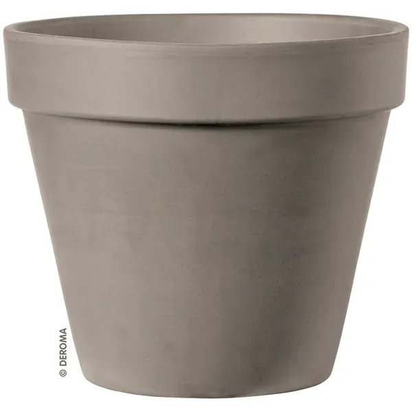 Deroma 9.1" Smooth Graphite Clay Bowl - Image 2