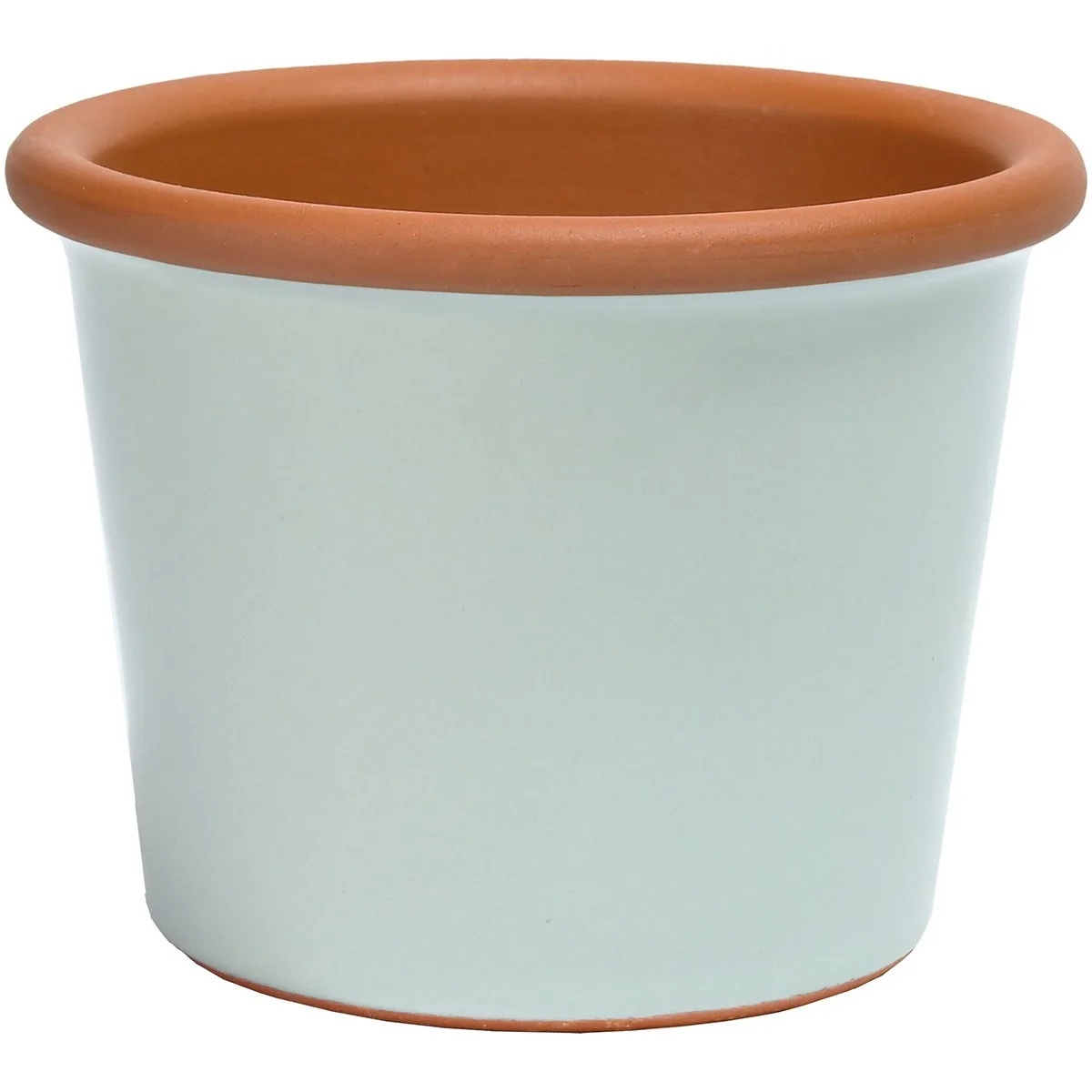 Deroma 9.25" Glazed Cylinder Flower Pot Zephyr - Image 2