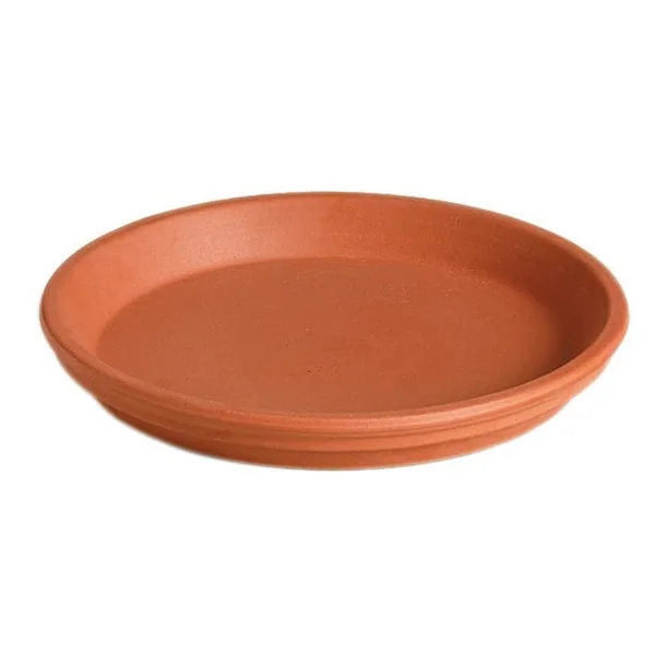 Deroma 9.1" Terra Cotta Clay Saucer