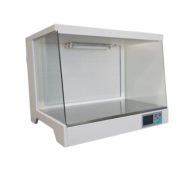 Desktop Horizontal Laminar Flow Hood w/ HEPA Filter & UV, 27" Wide