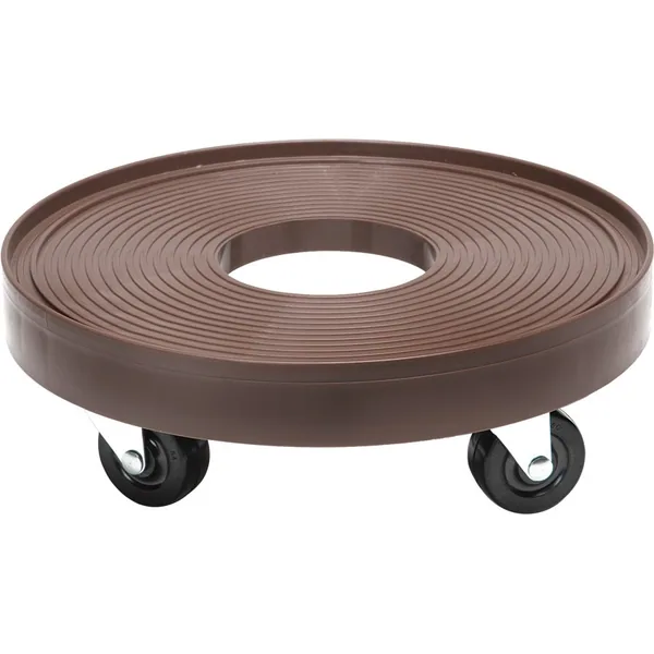 Devault Plant Dolly with Hole Espresso