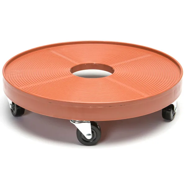 Devault Plant Dolly with Hole Terra Cotta