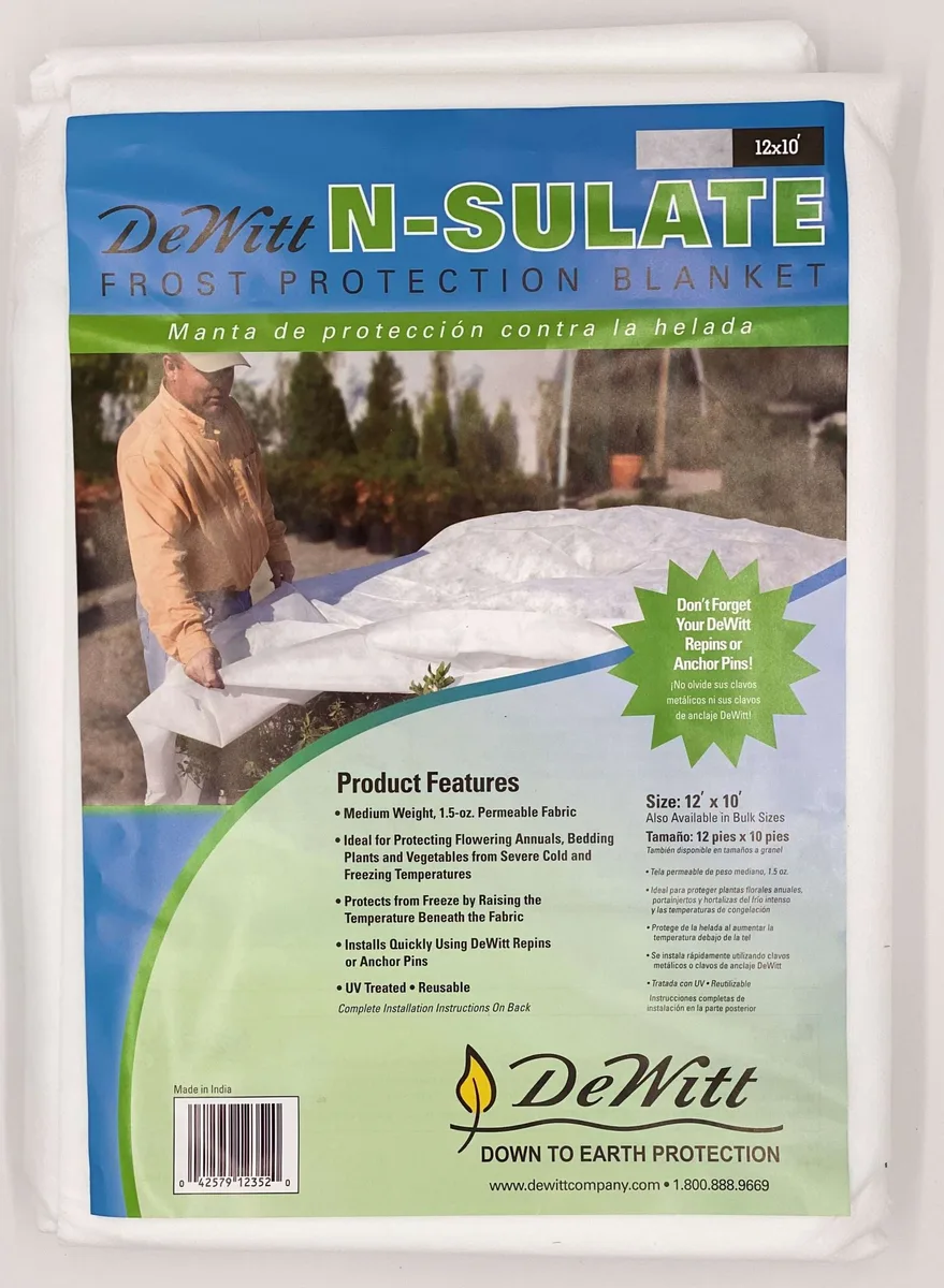 Dewitt N-Sulate 12'x250' Plant Protection Fabric Roll (1.5 oz) - Image 2