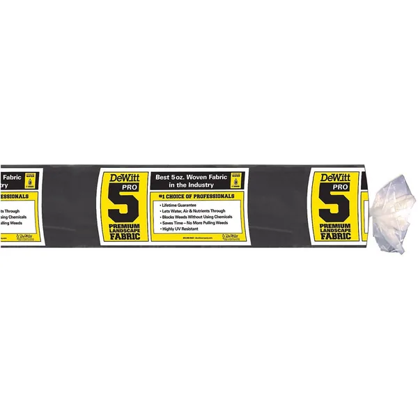 DeWitt Bulk Pro 5 Barrier 5oz Landscape Fabric 12' x 250' Roll