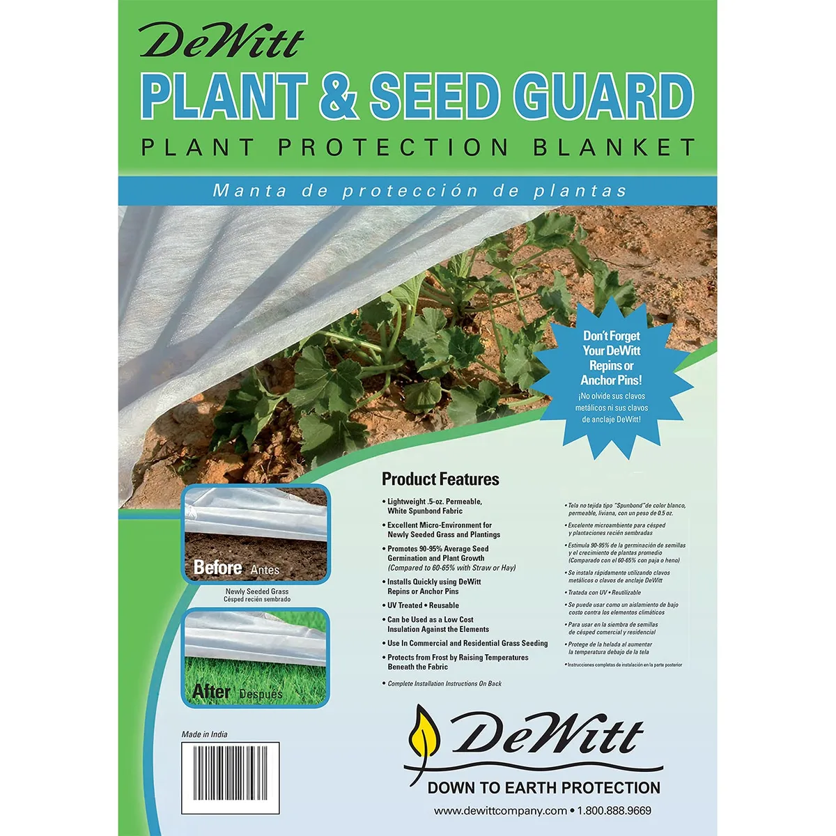 Dewitt Seed Guard Fabric 12'x500' (Folded) - Image 2