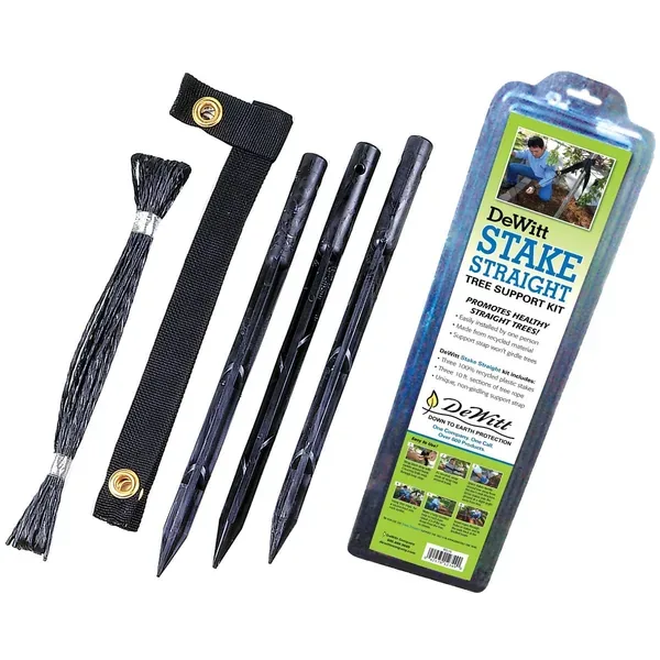Dewitt 15" Plastic Retail Tree Stake Kit - Image 2