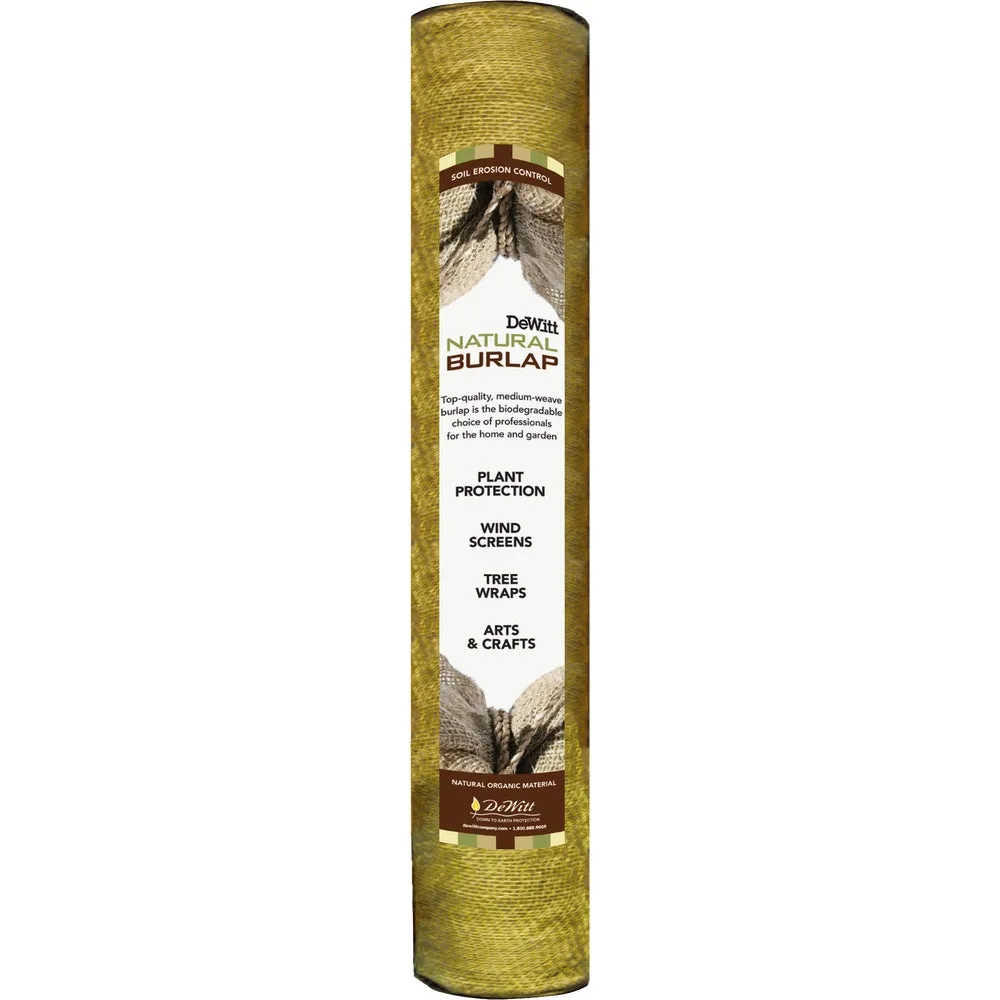 Dewitt Blk 3'x375' 7oz Red Line Natural Burlap - Image 2