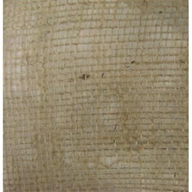Dewitt Blk 4'x375' Delineated Red Line Natural Burlap - Image 2