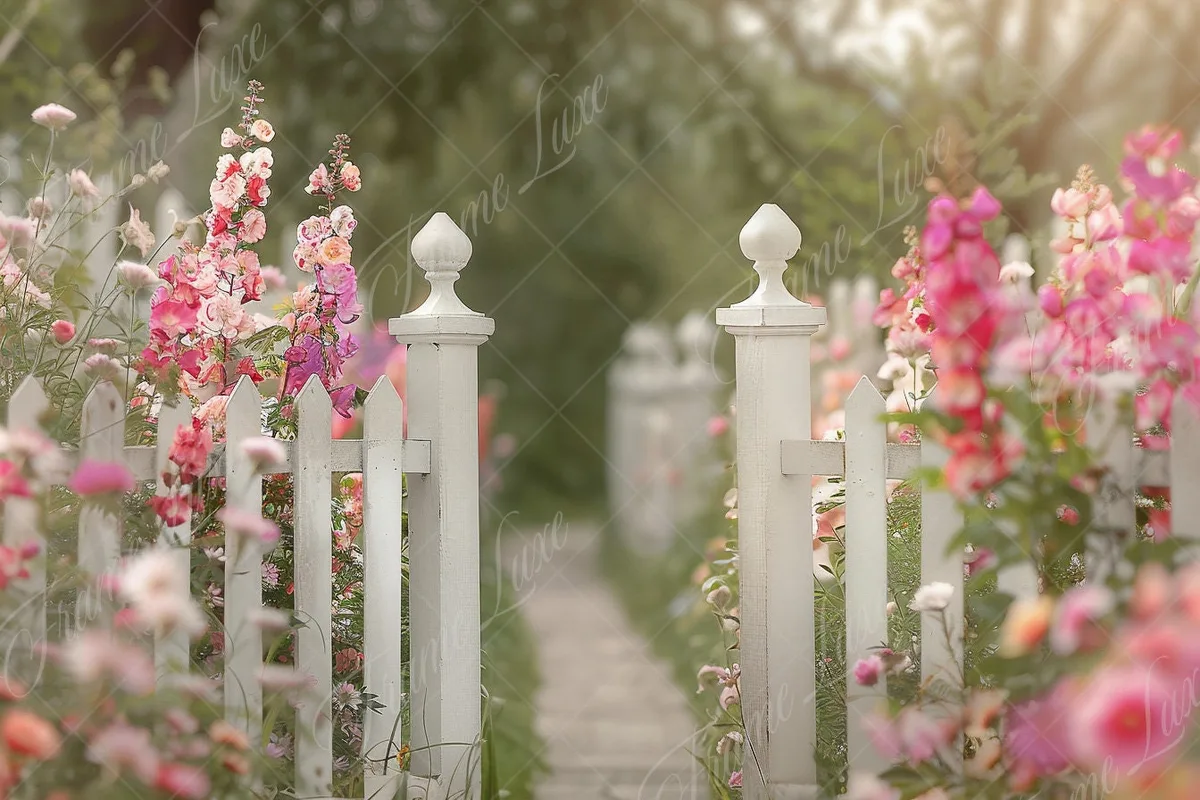 DHTG 18 X30 Digital Print Flowers Fence - Image 2