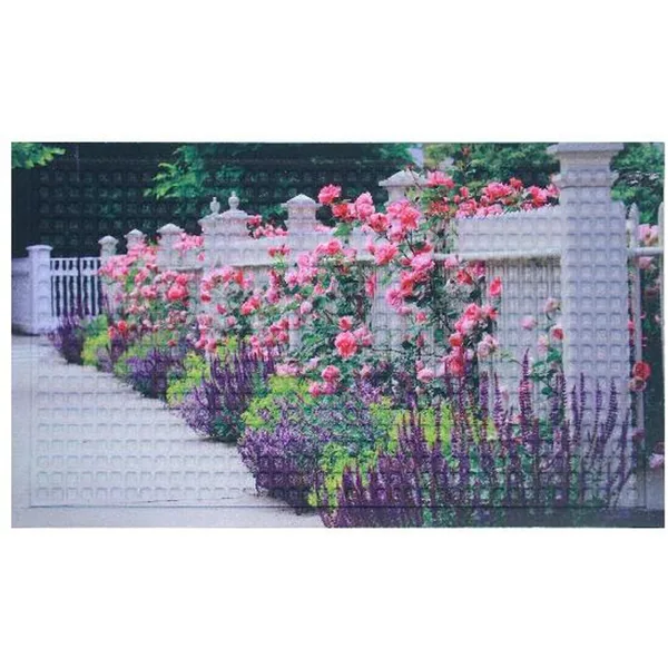 DHTG 18 X30 Digital Print Flowers Fence