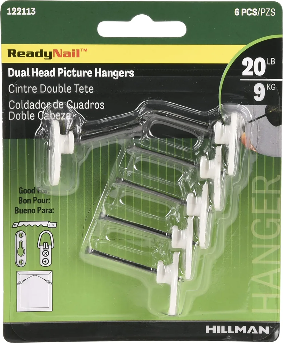 DLN 08.00 Euro Sl 2 Hb No Hgr With 3 Tag Slots Wht Compatible With E10 Hangers Or 3 Strand Wire Hangers (Case of 50) - Image 2