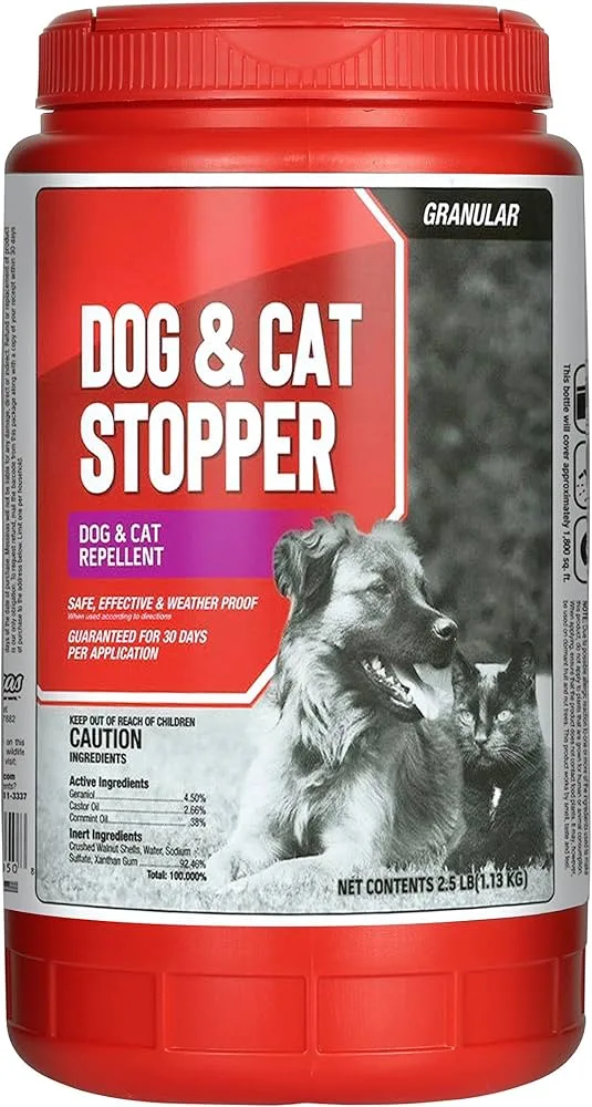 Dog & Cat Stopper 2.5lb Jug Repellent Shaker Granules - Image 2