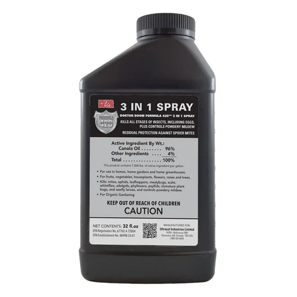 Doktor Doom Formula 420 3 in 1 Crop & Plant Rescue Concentrate 1 Quart