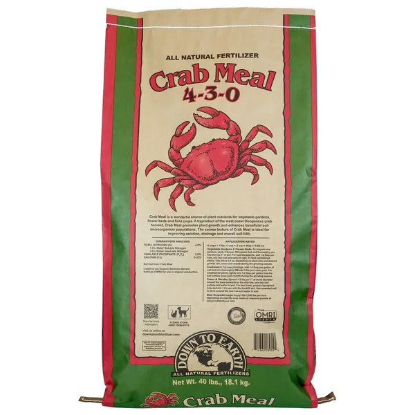 Down to Earth Crab Meal 4-3-0 OMRI