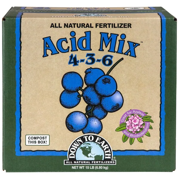 Down To Earth Distributors Box Acid Mix 4-3-6 (3pk of 5 lbs)
