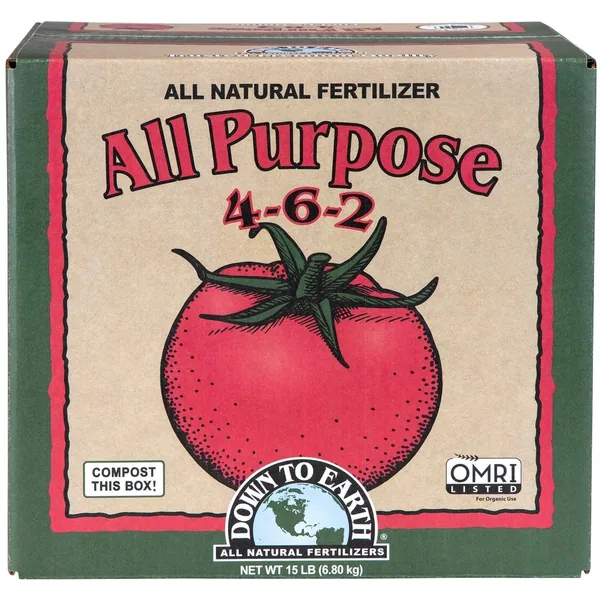 Down To Earth Distributors Box All Purpose 4-6-2 (3pk of 5 lbs)