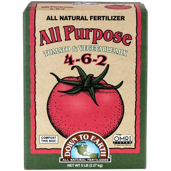 Down to Earth Fertilizer All Purpose Mix 4-6-2 OMRI
