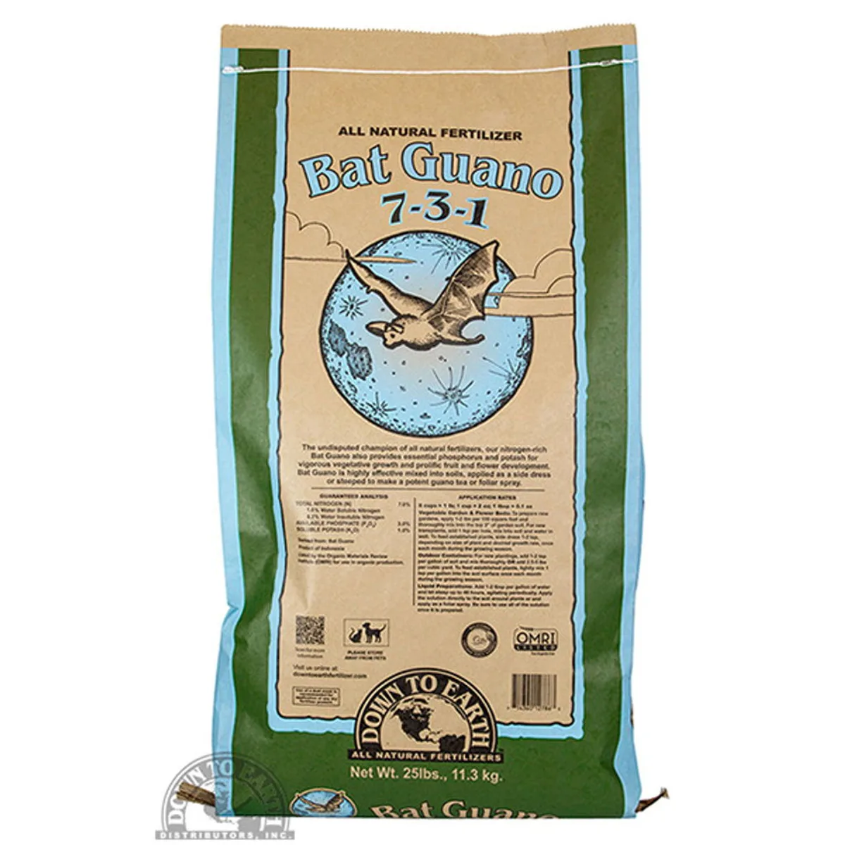 Down to Earth Fertilizer Bat Guano 7-3-1 OMRI - Image 2
