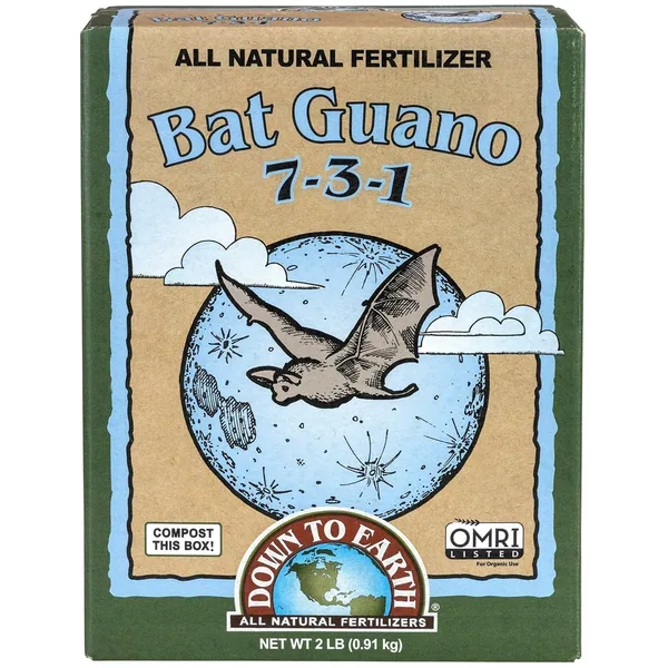 Down to Earth Fertilizer Bat Guano 7-3-1 OMRI