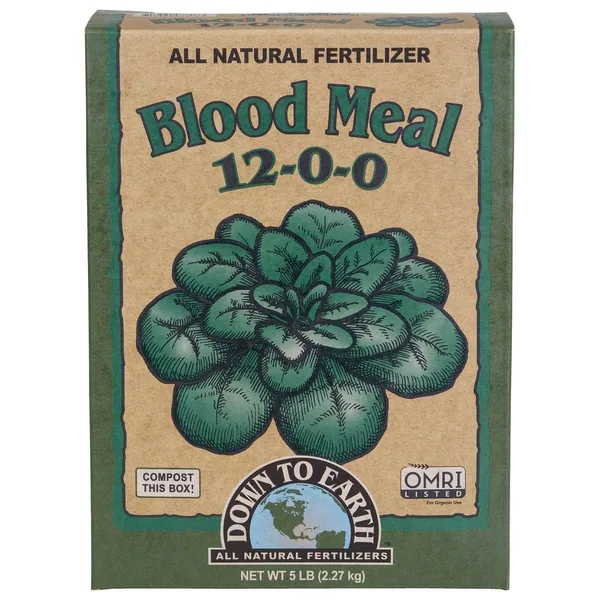 Down to Earth Fertilizer Blood Meal 12-0-0 OMRI