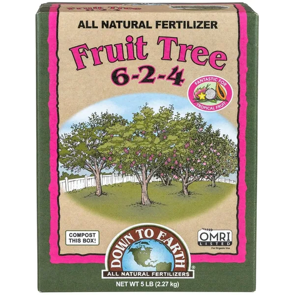Down to Earth Fertilizer Fruit Tree 6-2-4 OMRI