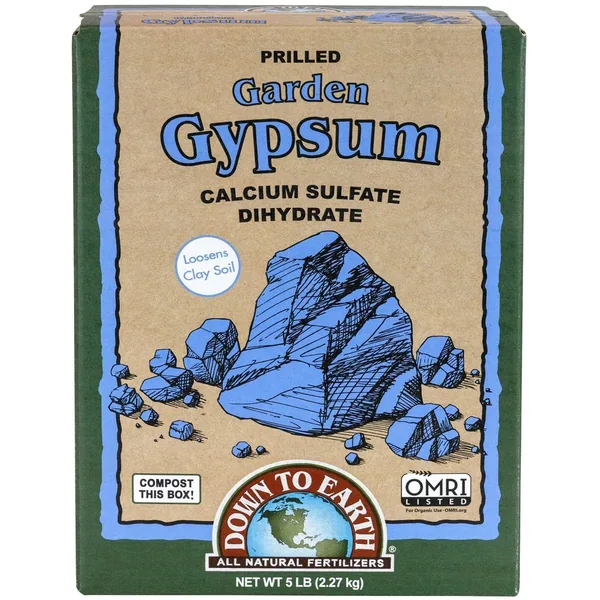 Down to Earth Fertilizer Garden Gypsum OMRI