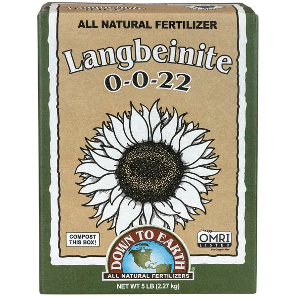 Down to Earth Fertilizer Langbeinite Kmag 0-0-22 OMRI