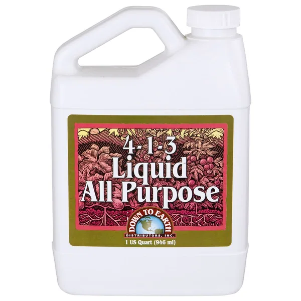 Down to Earth Fertilizer Liquid All Purpose 4-1-3