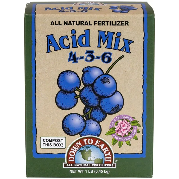 Down to Earth Fertilizer Mini Acid Mix 4-3-6