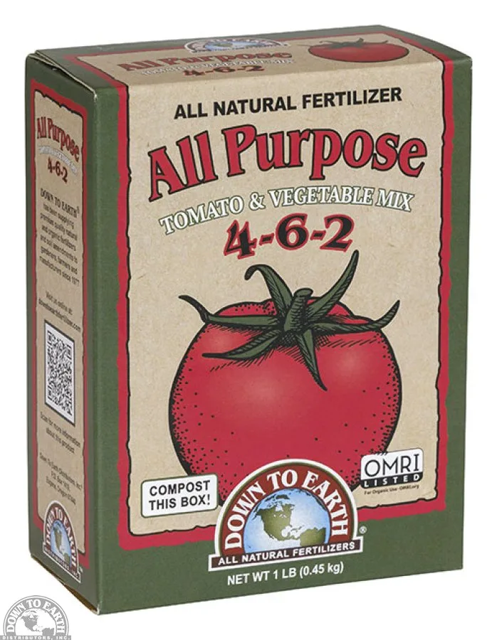 Down to Earth Fertilizer Mini All Purpose 4-6-2 OMRI - Image 2