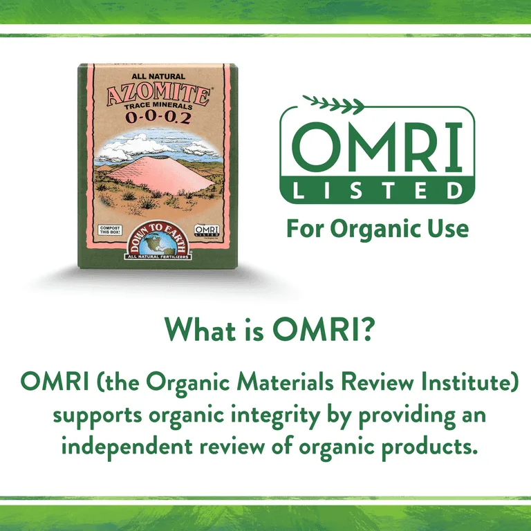 Down to Earth Fertilizer Mini Azomite Sr Powder 0-0-0.2 OMRI - Image 2