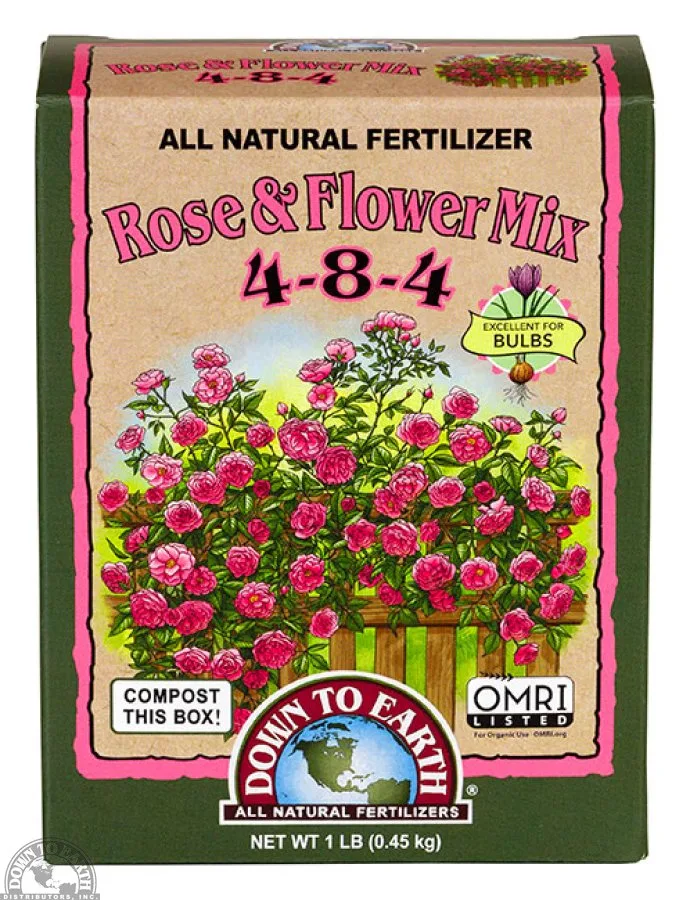 Down to Earth Fertilizer Mini Rose & Flower 4-8-4 - Image 2
