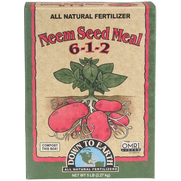Down to Earth Fertilizer Neem Seed Meal 6-1-2 OMRI