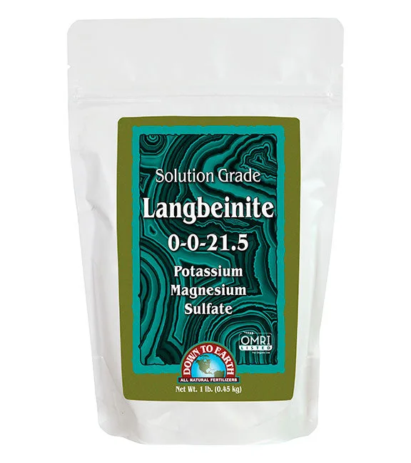 Down to Earth Fertilizer Solution Grade Langbeinite 0-0-21.5 OMRI - Image 2